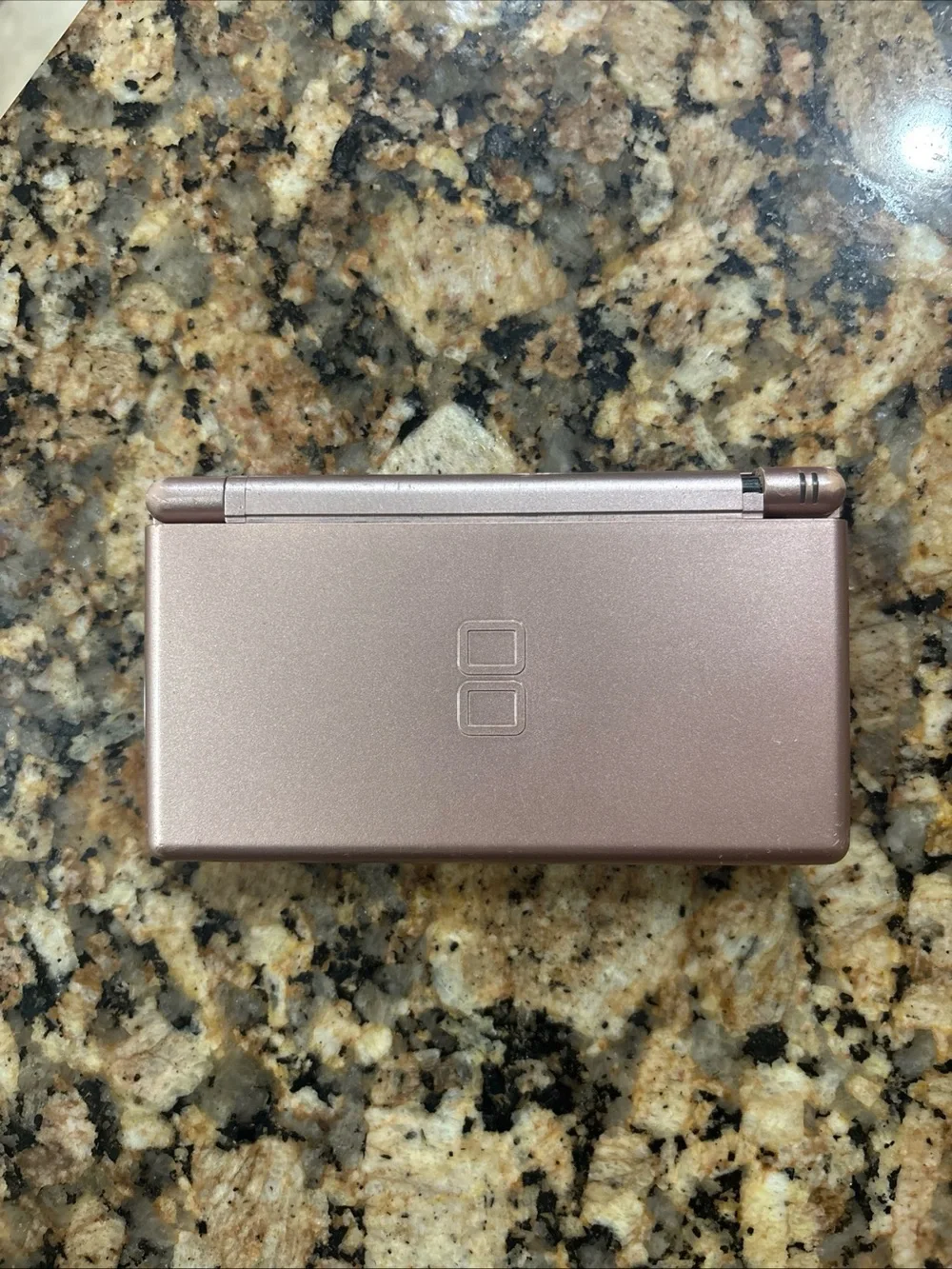 Nintendo Rose Gold DS Lite Handheld Console Repair or Parts